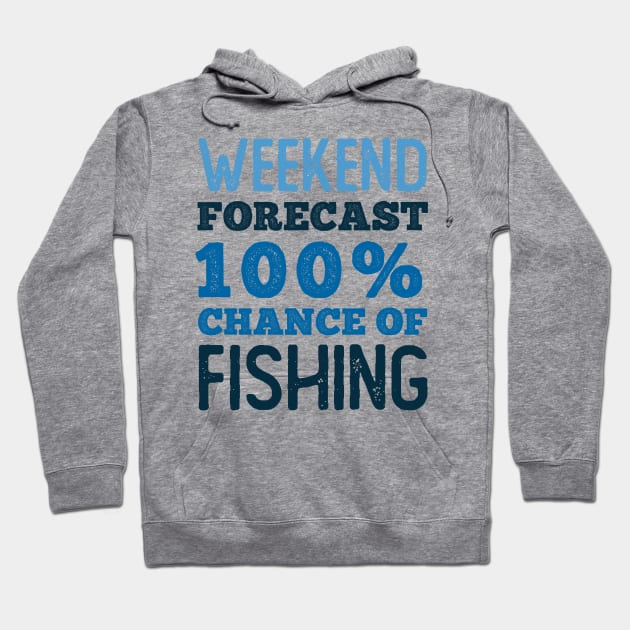 Chance of Fishing 100 Percent Hoodie by neodhlamini